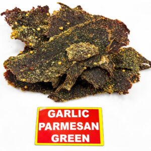 Beef Jerky Garlic Parmesan Green 5 oz